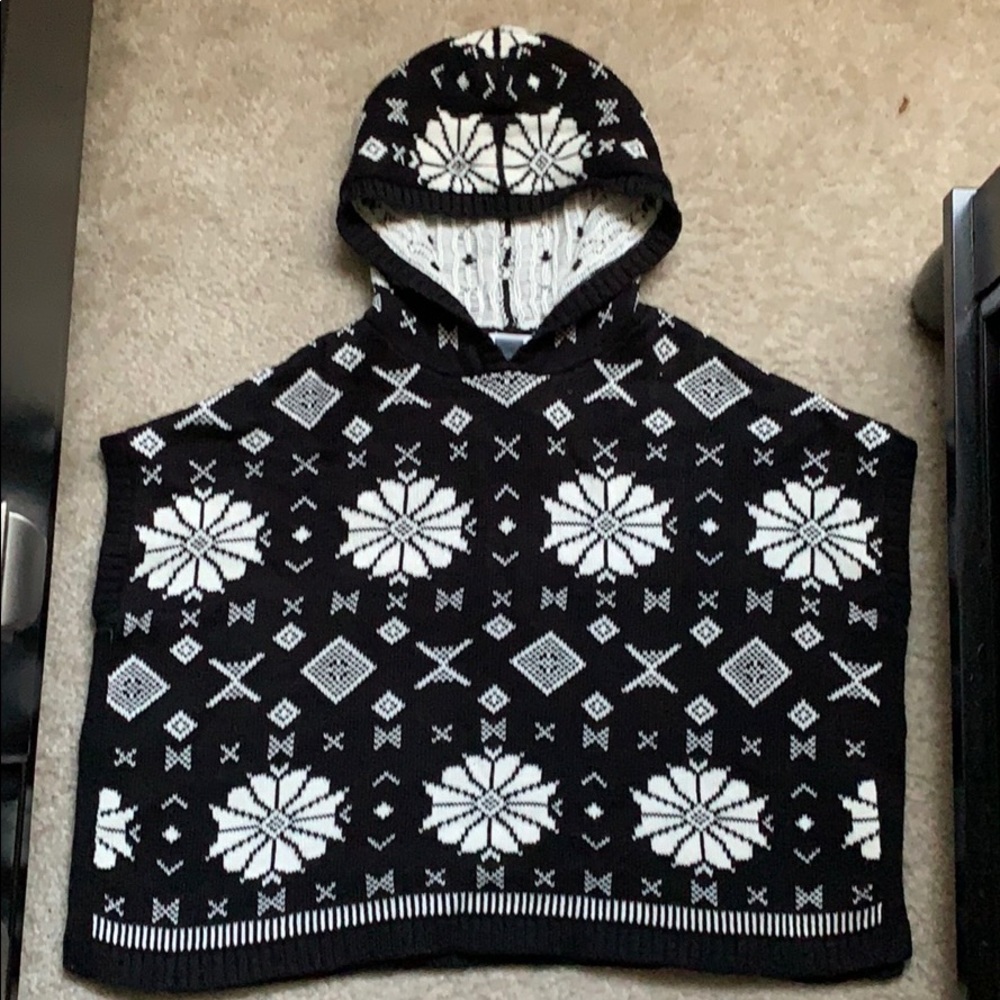 NWT poncho sweater